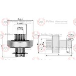 BENDIX ARRANQUE 1037