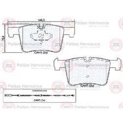 PASTILLA FRENO 8772P