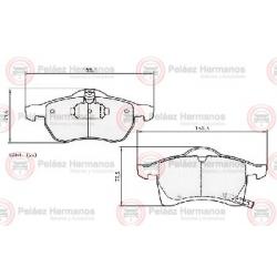 PASTILLA FRENO 7605EK