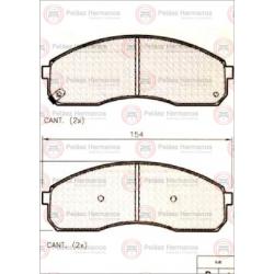 PASTILLA FRENO 10222NI